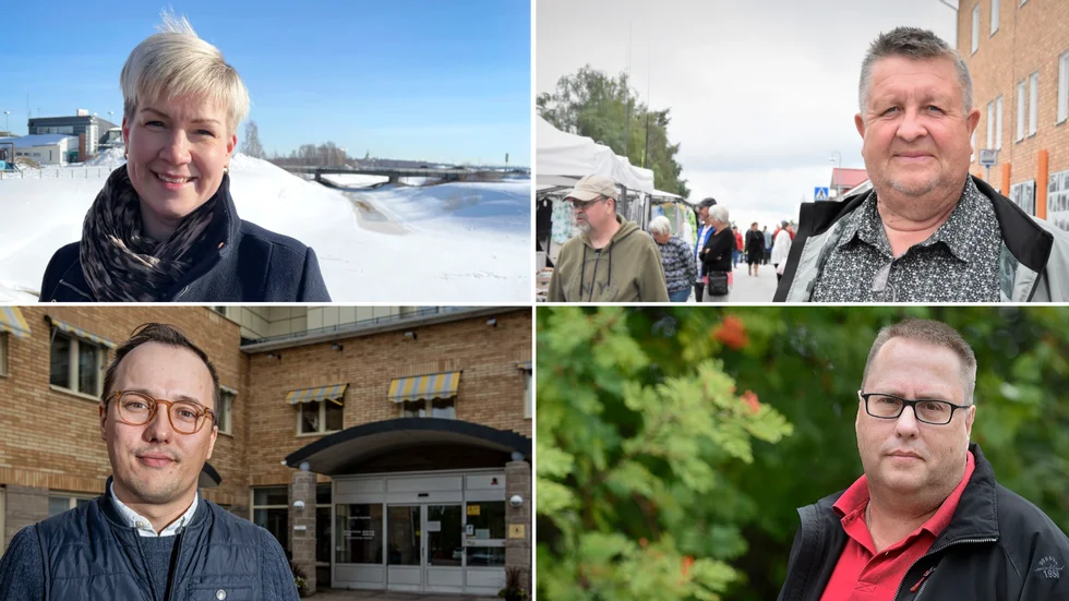 Kommunalråden Nina Waara (S), Haparanda, Tomas Mörtberg (C), Övertorneå, Isak Utsi (S), Arjeplog, och Niclas Hökfors (S), Överkalix, hör till dem som kan glädjas åt från förslaget från statliga Försöksverksamhetskommittén.