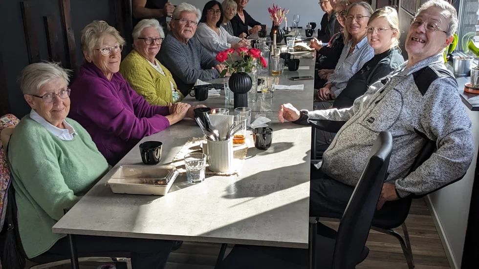 God stämning vid lunchbordet