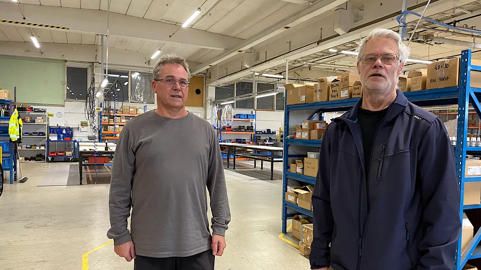 Produktionen står still just den här veckan men ska dra igång igen på måndag. "Lokalerna är anpassade för verksamheten", säger Jerker Fredriksson som tillsammans med Roger Andersson hoppas på en bra fortsättning i det nya bolagets drift.