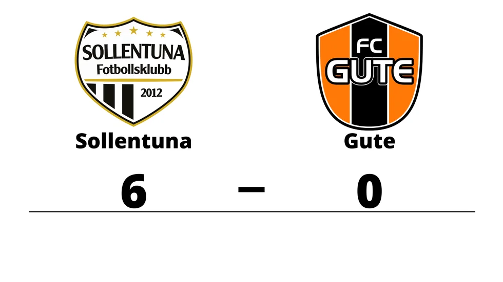 Sollentuna FK vann mot FC Gute