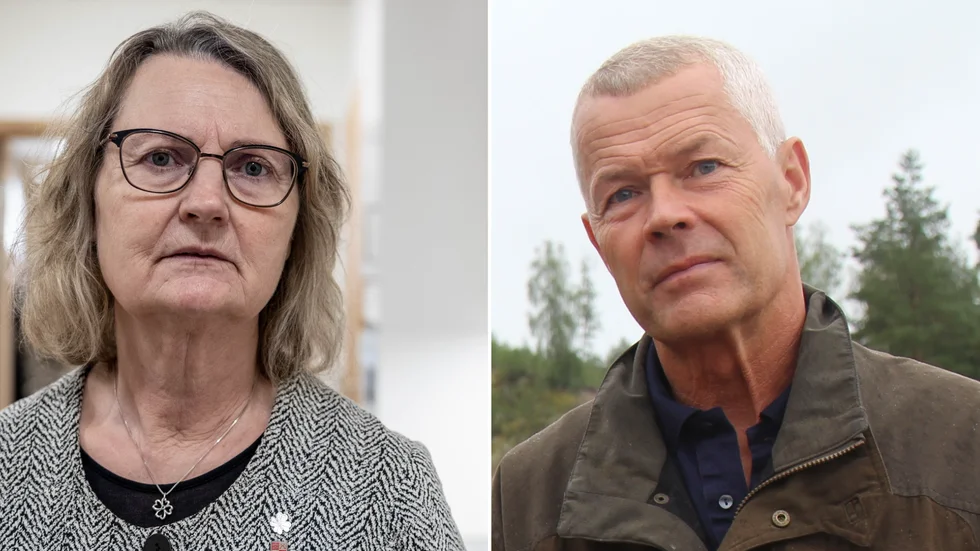 Kommunfullmäktige i Heby har beslutat om den nya budgeten för 2024. På bilden Marie Wilén (C) och Bo Andersson (M).