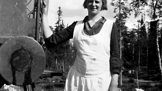 Rallarkockan Karin Jonsson hushållade och lagade mat åt järnvägsbyggare som byggde Inlandsbanan på 1920- och 30-talet.