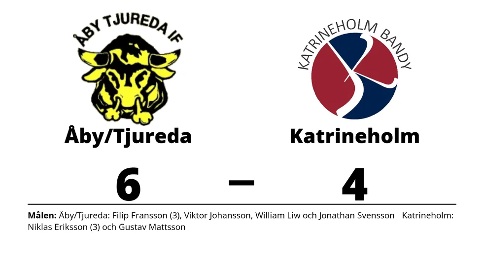 Åby/Tjureda IF vann mot Katrineholm Bandy