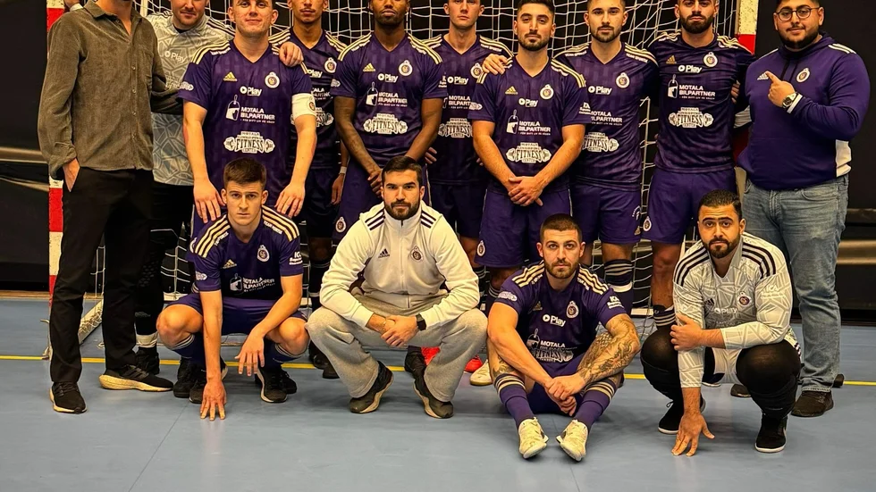 Motalas futsallag som senast vann i Eskilstuna. 