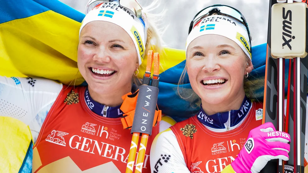 Emma Ribom och Jonna Sundling är två av stjärnorna i det starka svenska sprintlaget på damsidan. Arkivbild.