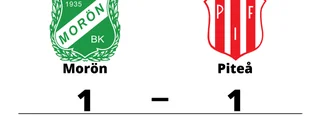 Morön kryssade hemma mot Piteå