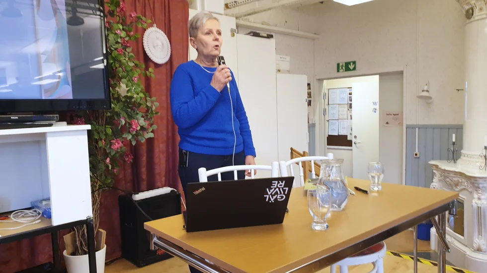 Kostchef och dietist Karin Anttila var på plats.