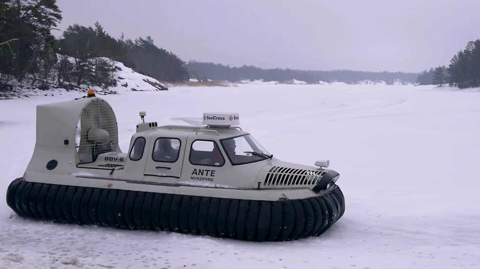 Hur svävartrafiken till Ringsö fungerar har varit föremål för flera insändare den senaste tiden. Arkivbild