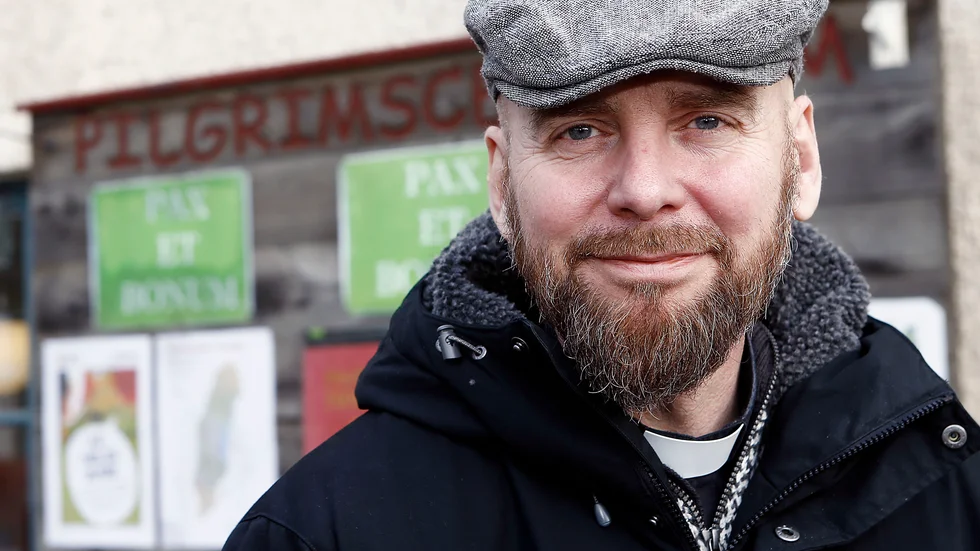 Omorganisationen inom Linköpings stift innebär satsning på Vadstena som plats, berättar Rickard Borgenback, föreståndare på Pilgrimscentrum i Vadstena.