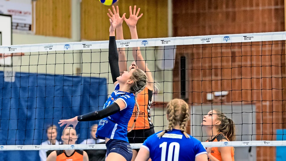 Linn Andersson har bytt Norsjötröjan om IKSU:s orange denna säsong.