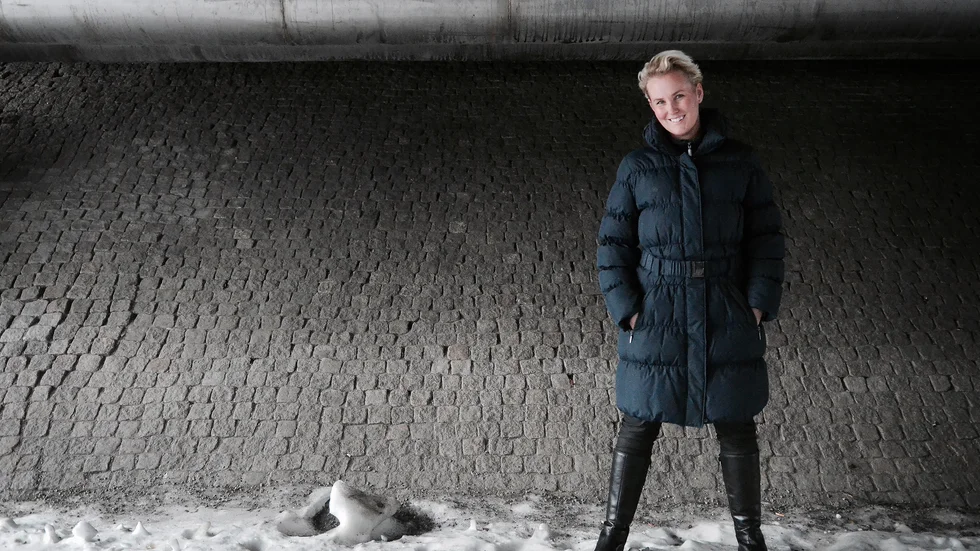 Anna Ricknell medverkar på kommunens morgonmöte om digitala möten.