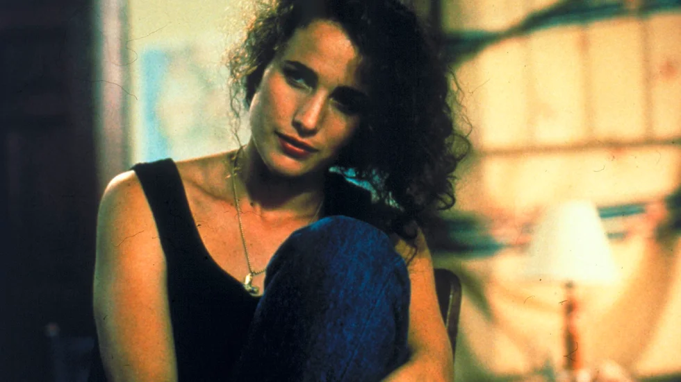 Andie MacDowell spelar en av huvudrollerna i "Sex, lögner och videoband". Pressbild.
