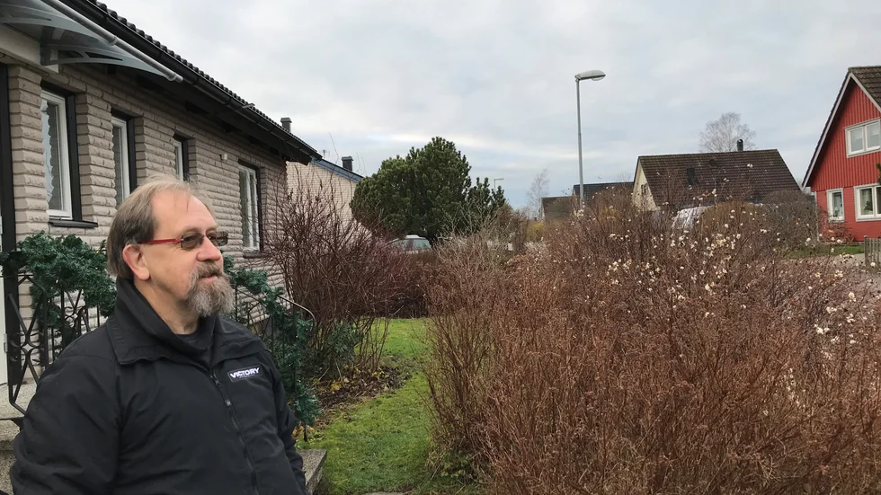 Rolf Ekoff i Bergshammar hoppas att det snart blir "Grannsamverkan" på riktigt i det inbrottsdrabbade området.