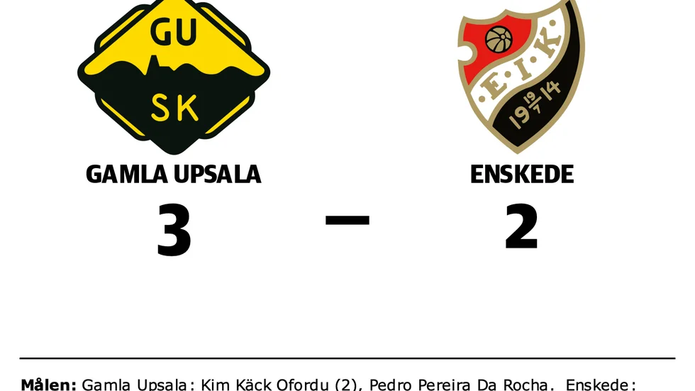 Gamla Upsala SK vann mot Enskede IK