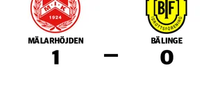 Bälinge föll i jämn match mot Mälarhöjden