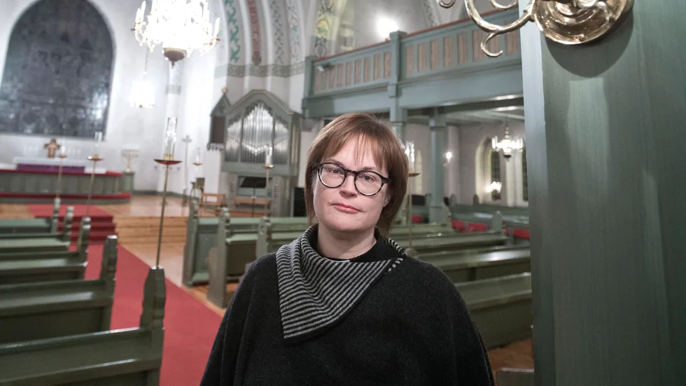 Anna Andersson, kyrkoherde i Hortlax församling, välkomnar 70+ och riskgrupper tillbaka till kyrkans verksamhet som ska genomföras coronasäkert. (Arkivbild)