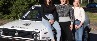 Rallybrudar som gillar att åka fort