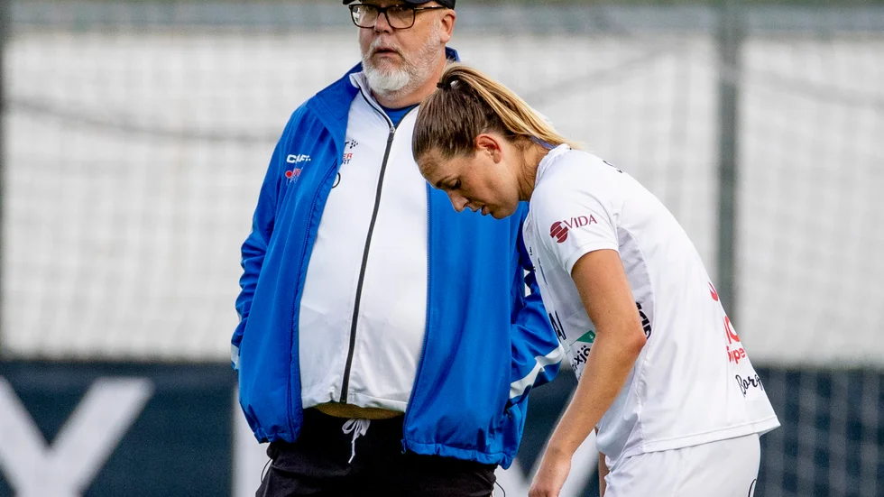 0–0 hemma mot Kif Örebro var ett steg framåt för Växjös sportchef och tränare Magnus Olsson mittbacken Jennie Nordin. Arkivbild.