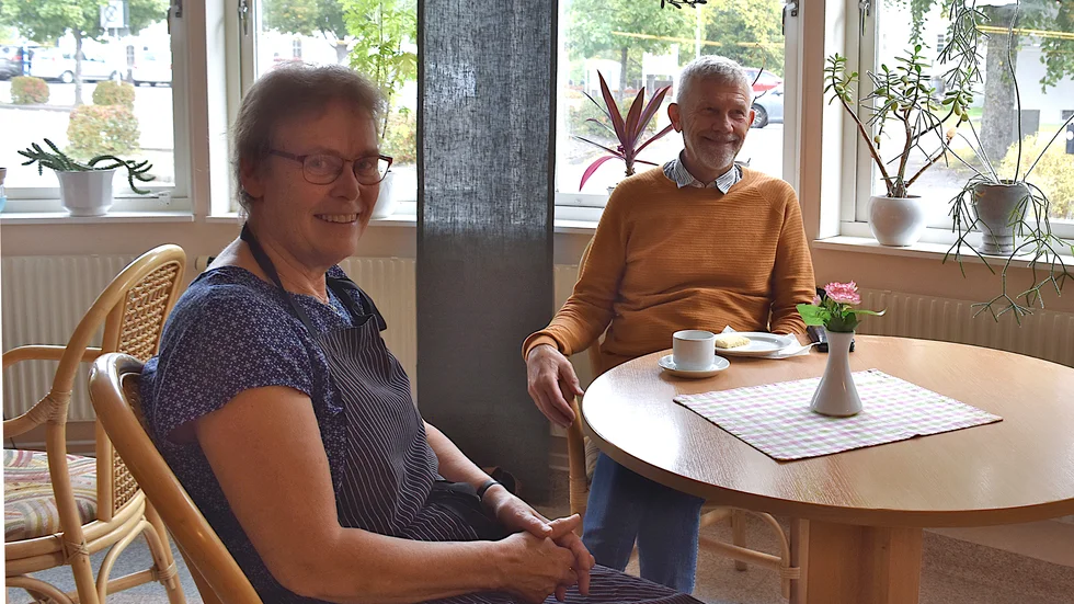 Anette Nystrand Svensson och Anders Lind är vice ordförande respektive ordförande i PRO Kisa. 