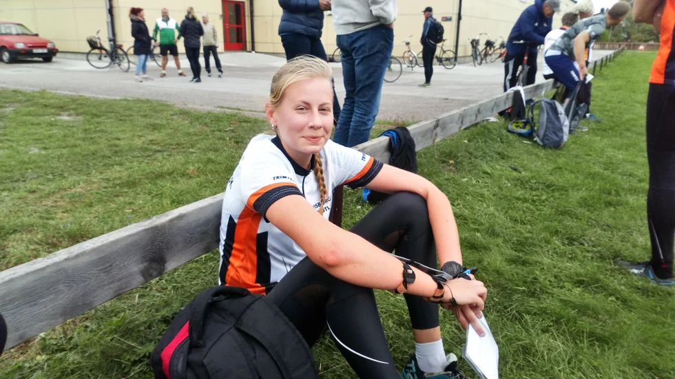 Junia Birgersson finns med i damlaget som åker till 10-mila i helgen.