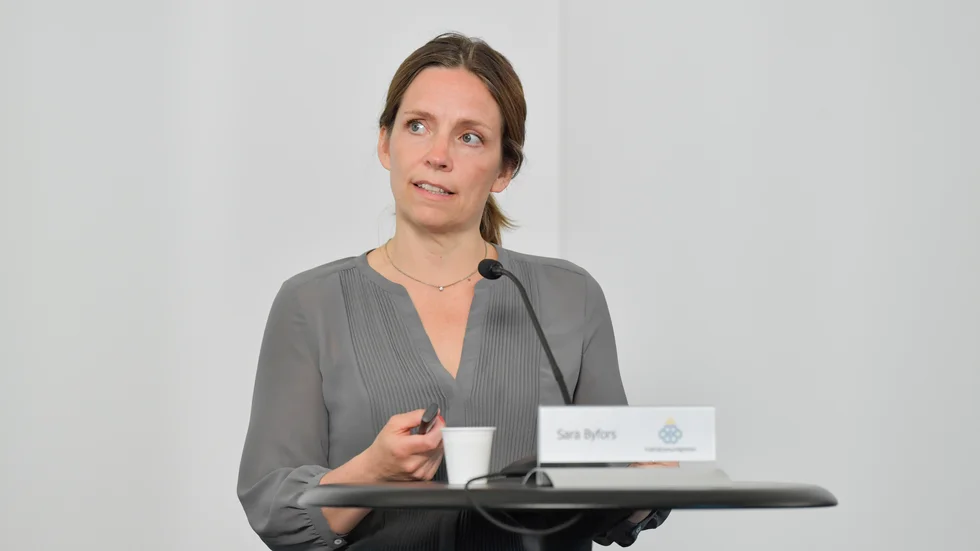 Sara Byfors, Folkhälsomyndigheten.