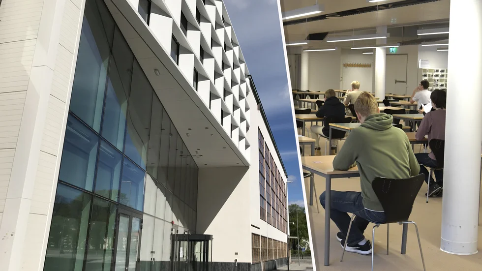 Studenter på MDH i Eskilstuna är arga och oroliga över att behöva skriva tentor och ha seminarier på plats på campus under brinnande pandemi.
