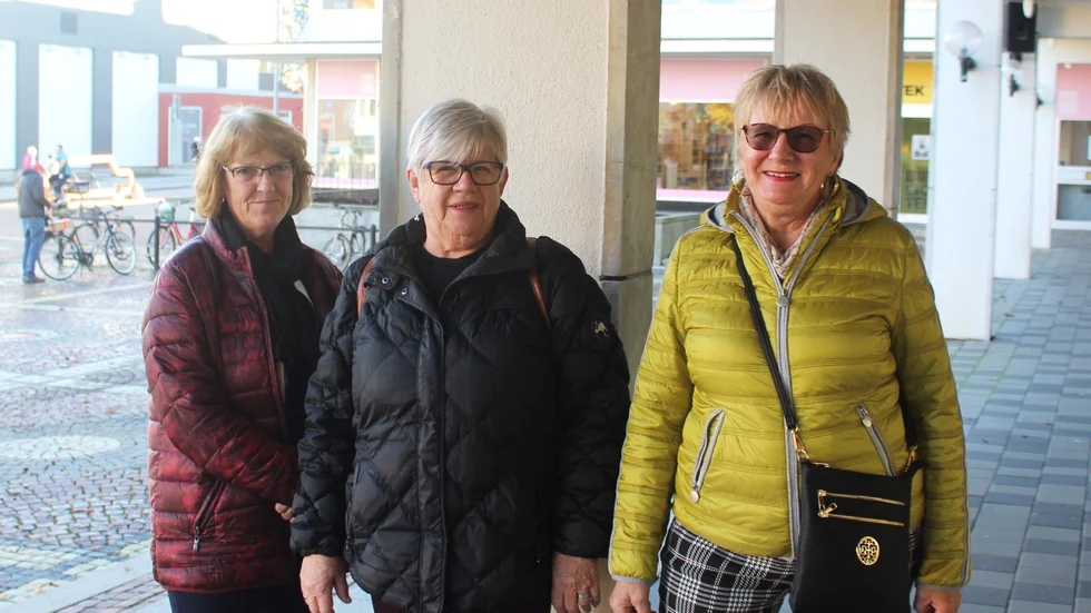 Elvy Larsson, Christina Wennberg och Lena Rundberg såg fram emot en timme fylld med musik.