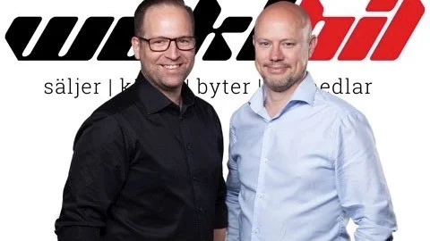 Nico Weber och Jonathan Kindblad driver Wekibil. 