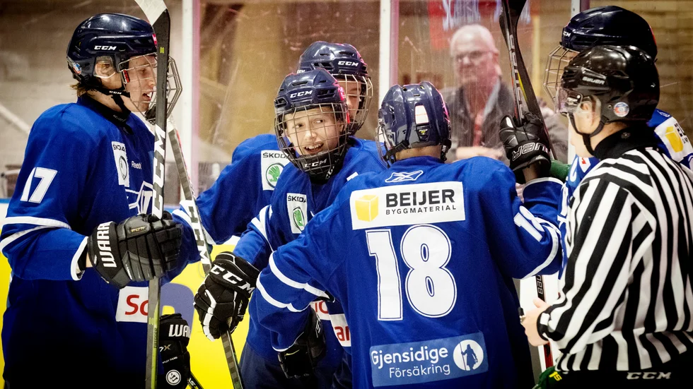 Västerbottens pojkar fick jubla i TV-puckens kvartsfinal.