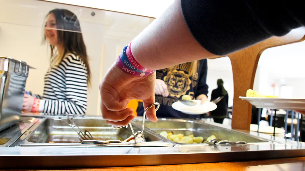 Snart kan det vara slut med öppen skolrestaurang – av säkerhetsskäl. Bilden är tagen på en annan skola.