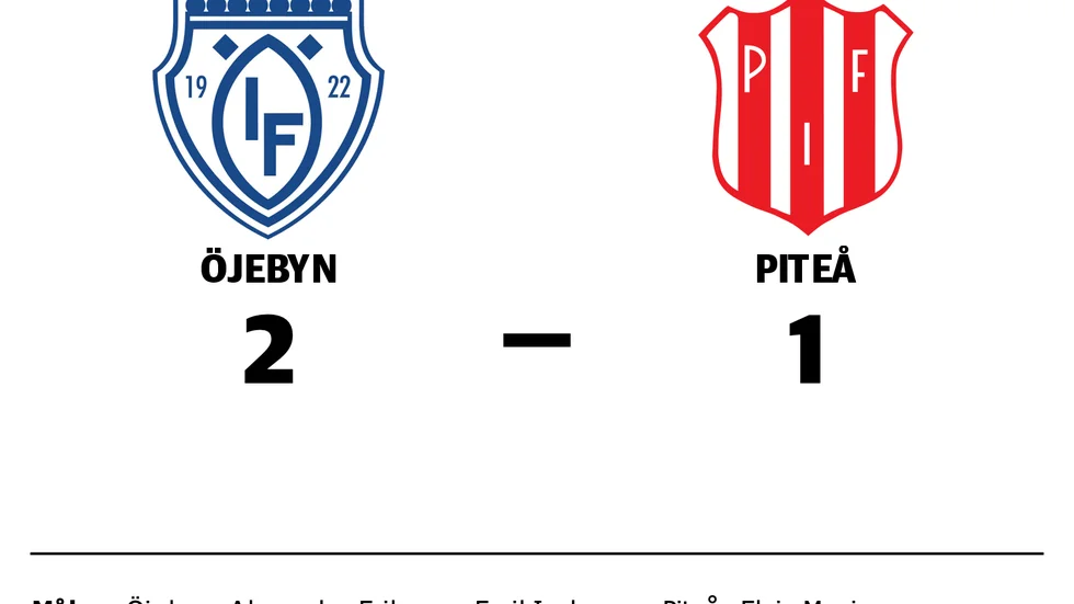 Öjeby IF vann mot Piteå IF FF 2