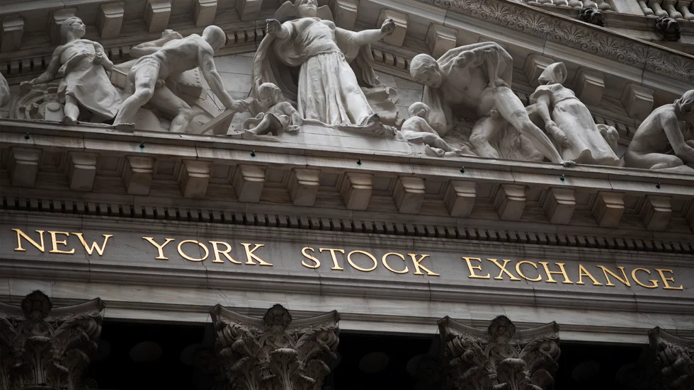 Blandat på Wall Street. Arkivbild.