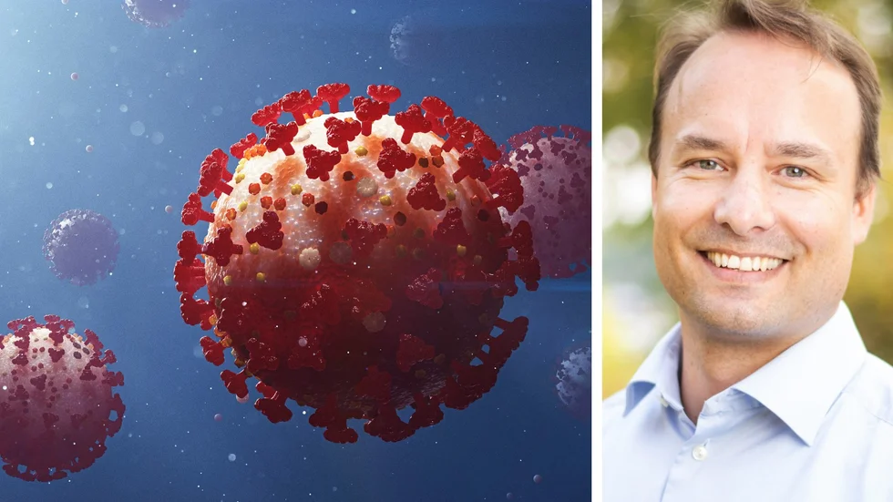 Stefan Engblom har beräknat R-talet för Uppsala län.