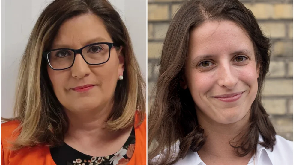 Mia Taikon och Natalie Verständig Axelius medverkar på minnesdagen för Förintelsens offer.