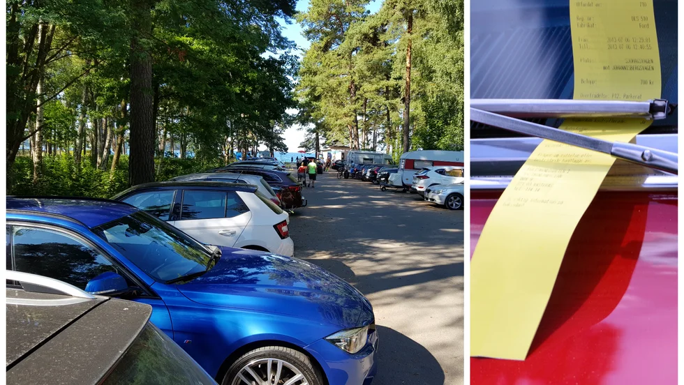 Här på Vildmarkens parkering skulle det i sommar kunna kosta 20 kronor för att parkera i tre timmar, sedan kostar det 10 kronor i timmen.