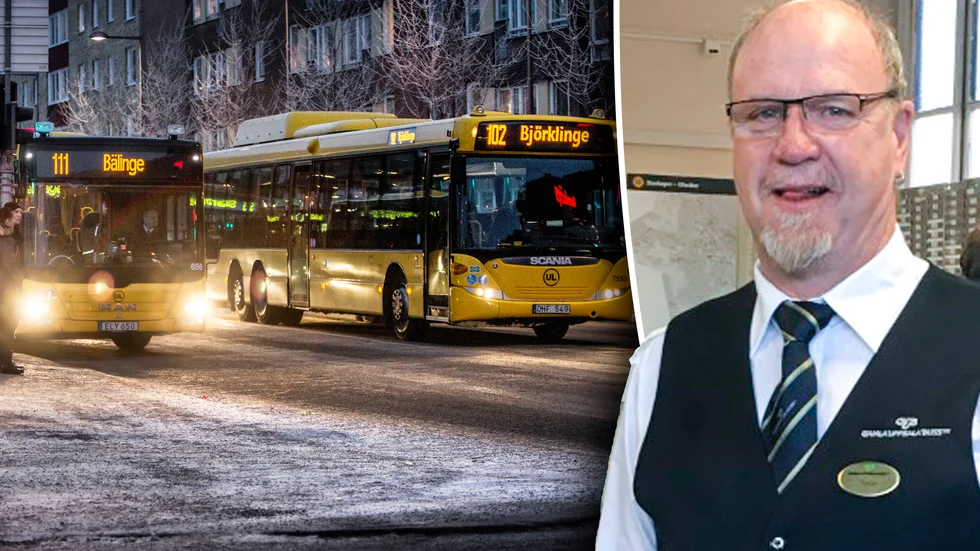 Stefan Lehman, busschaufför, uppmanar resenärer att planera sina resor bättre.