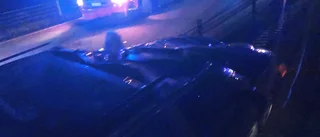 En till sjukhus efter att bil krockat med älg