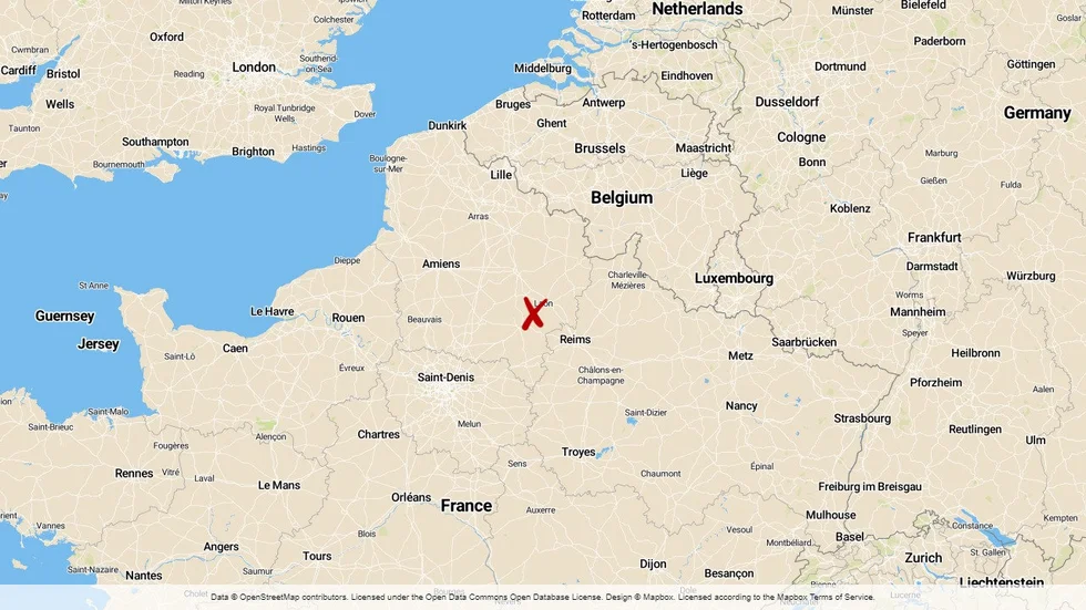 Laon, Frankrike.