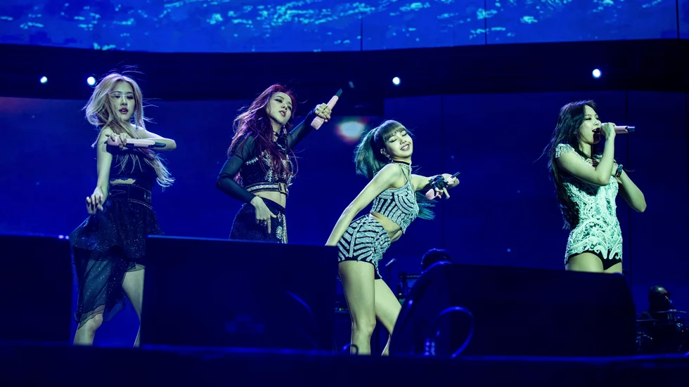 Blackpinks framträdde på Coachella 2019. I oktober släpps deras debutalbum. Arkivbild.