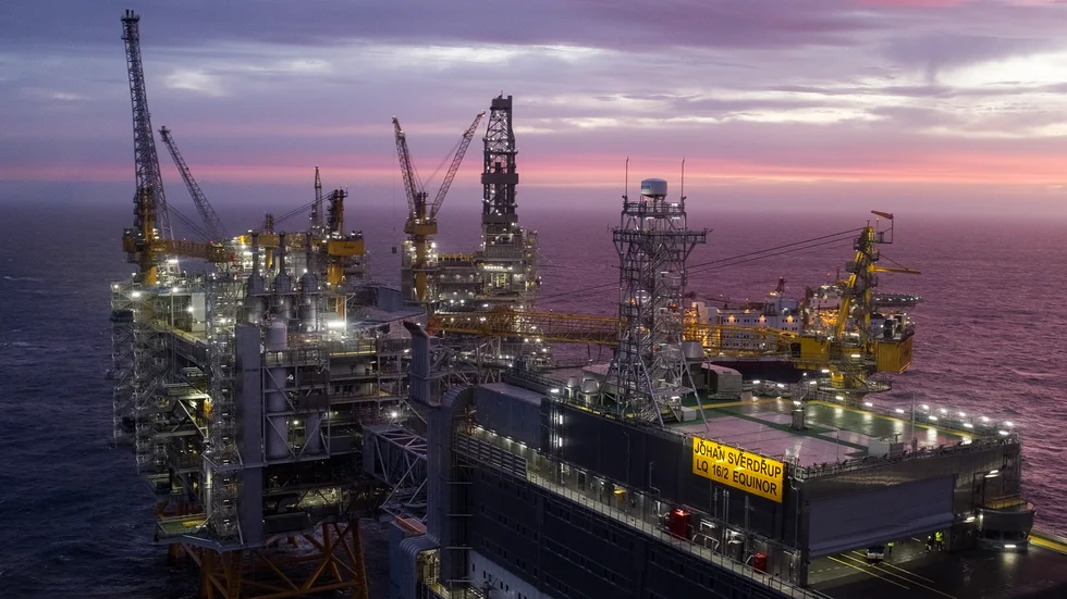 I veckan öppnades Johan Sverdrup-fältet i Nordsjön.