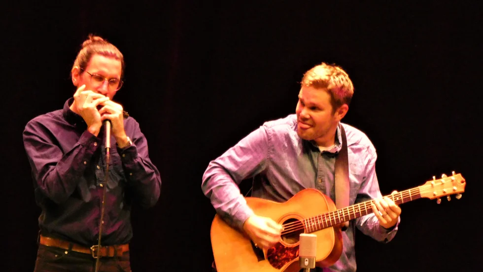 Filip Jers och Emil Ernebro fick till en mycket svängande och välspelad musik dessutom med ett fantastisk spelhumör.