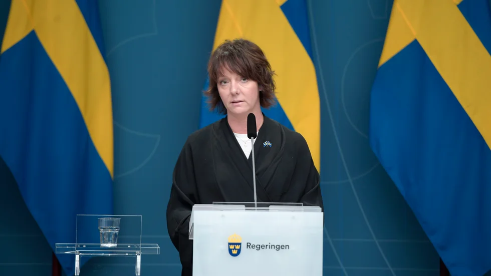 Högskoleminister Matilda Ernkrans (S) bad studenterna att "skärpa sig". Arkivbild.