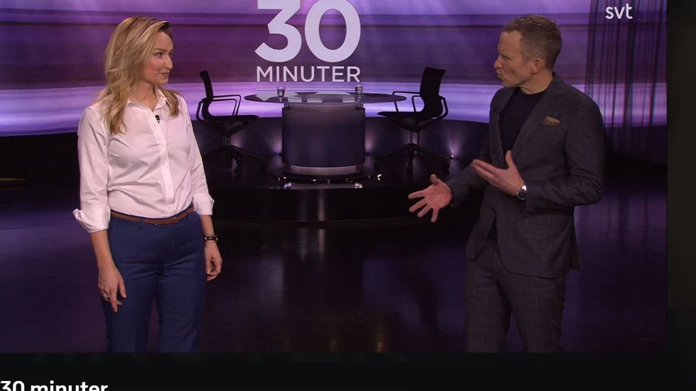 Hetaste utfrågningen hittills i 30 minuter när Ebba Busch gästade Anders Holmberg. 