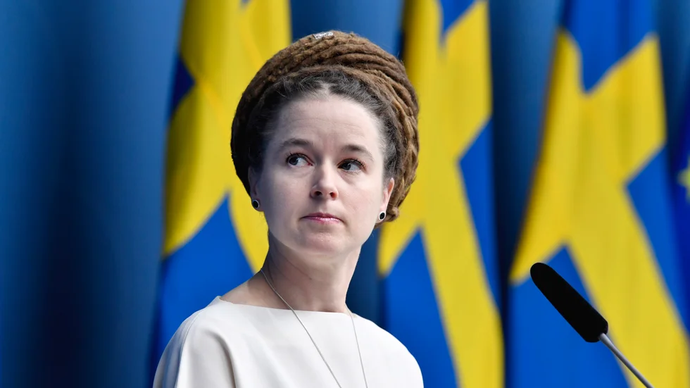 Kulturminister Amanda Lind. 