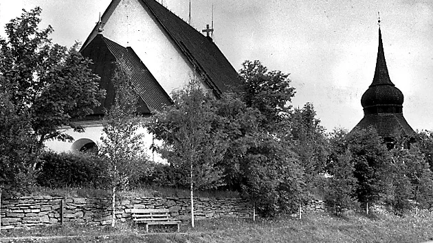 Frösö kyrka utanför Östersund. Arkivbild.