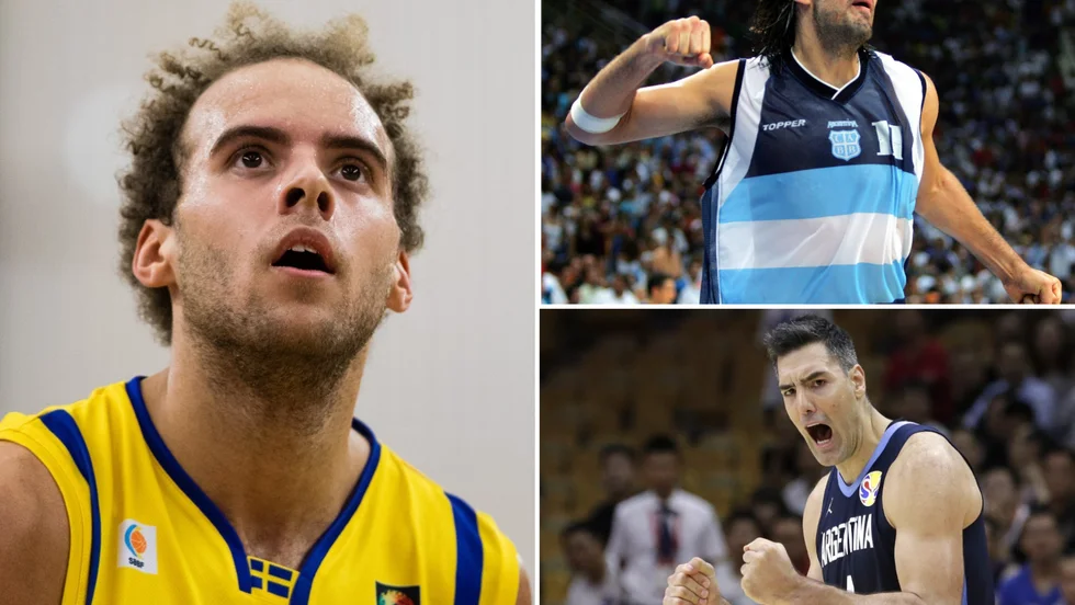 Denzel Andersson är ny lagkamrat med Luis Scola.