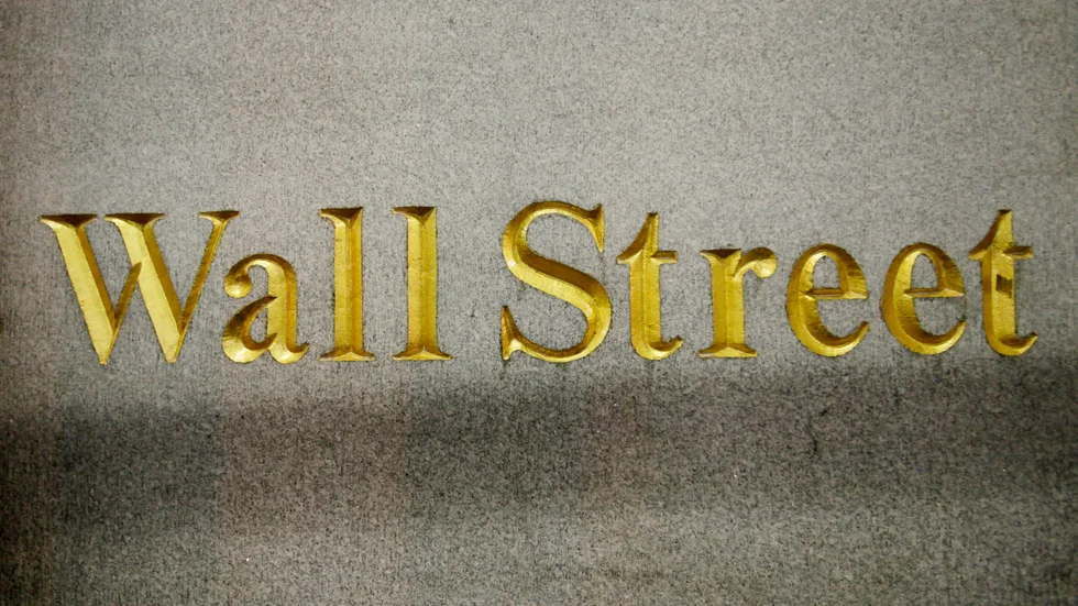 Uppåt på Wall Street. Arkivbild.