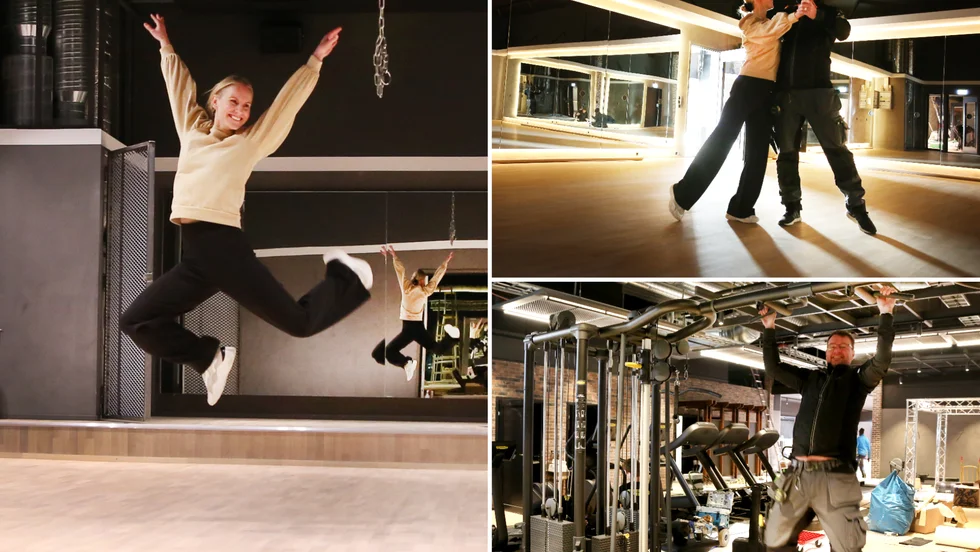 Nya lokalerna rymmer både dansskola och gym.