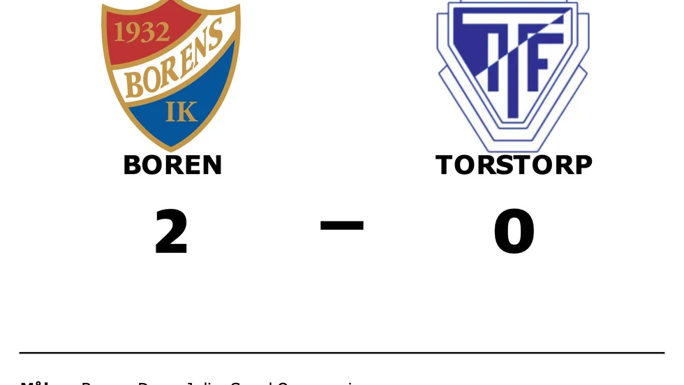 Borens IK vann mot Torstorps IF