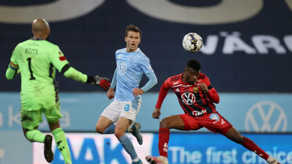 Arnór Traustason lämnar Malmö FF för spel med MLS-klubben New England Revolution. Arkivbild.